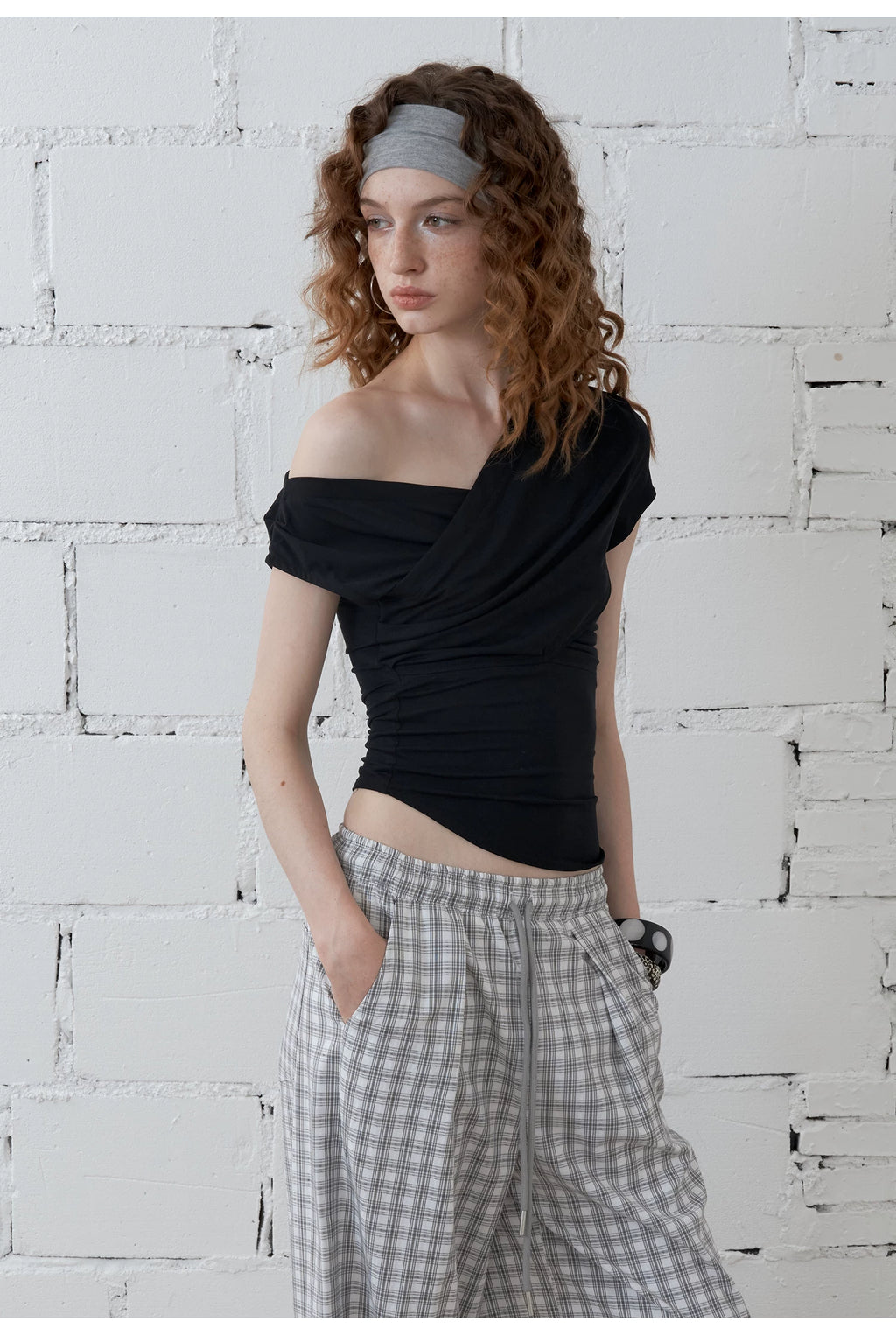 Cross-Drape Top