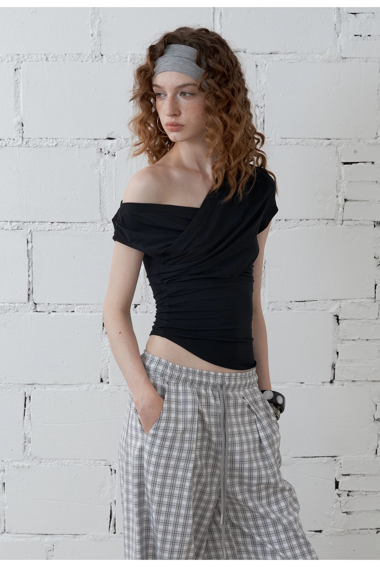 Cross-Drape Top