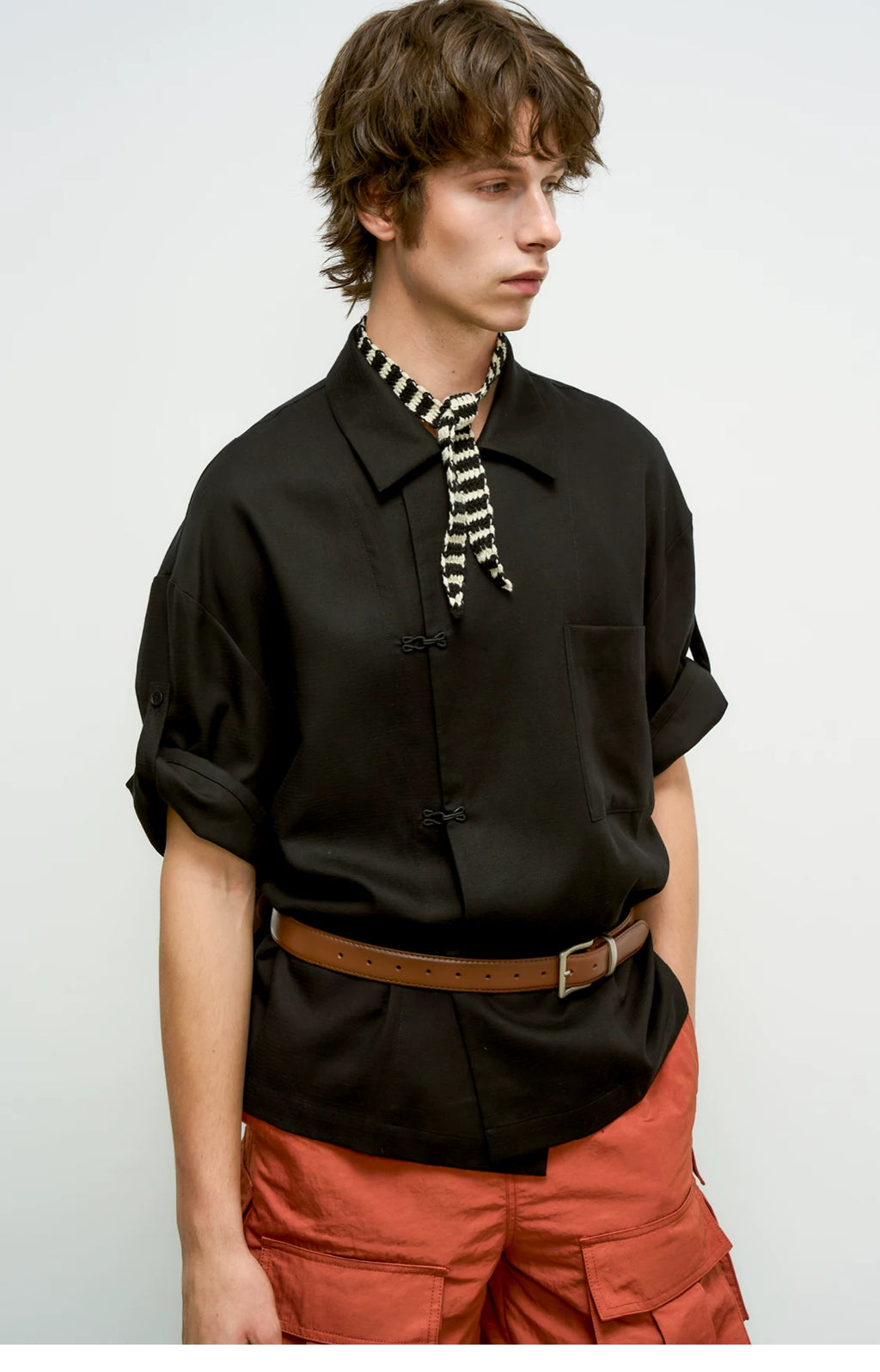 Gold Rush Hook Closure Shirt