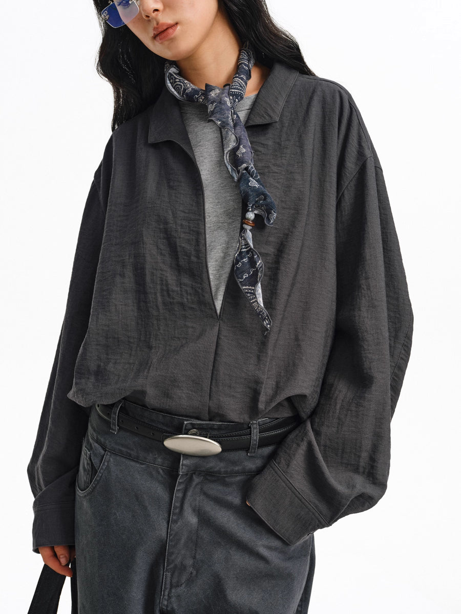 Long-Sleeved Casual Shirt