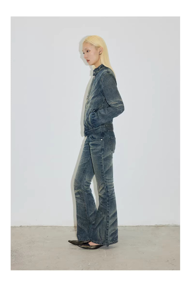 Indigo Star Wash Demin Jacket