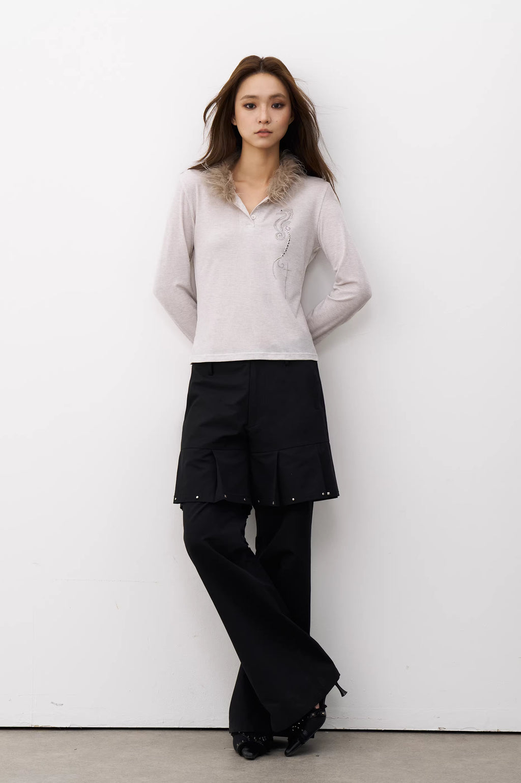 Kings Road Hybrid Flare Trousers