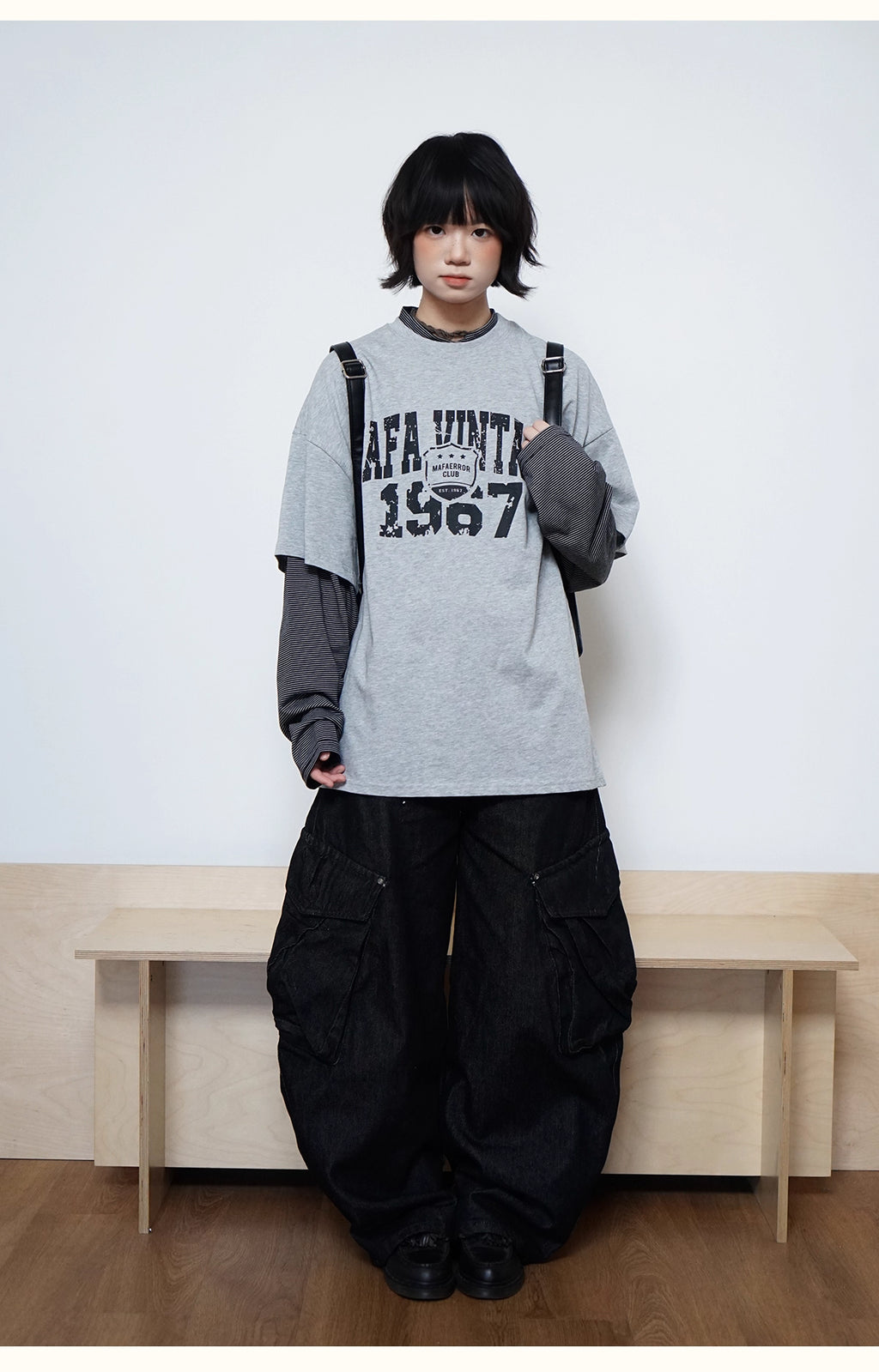 Architectural Barrel-Leg Cargo Denim