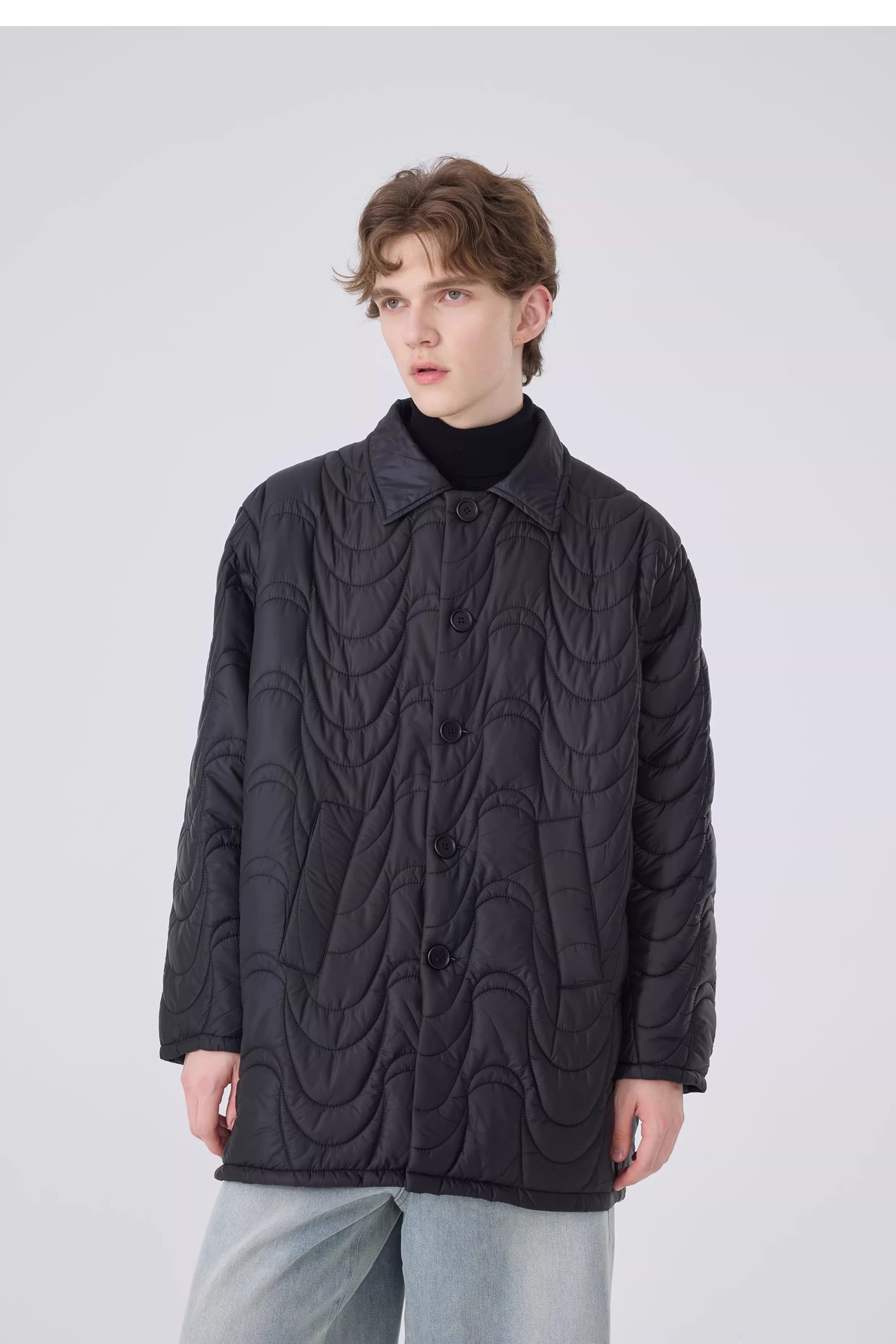 Obsidian Tide Quilted Parka