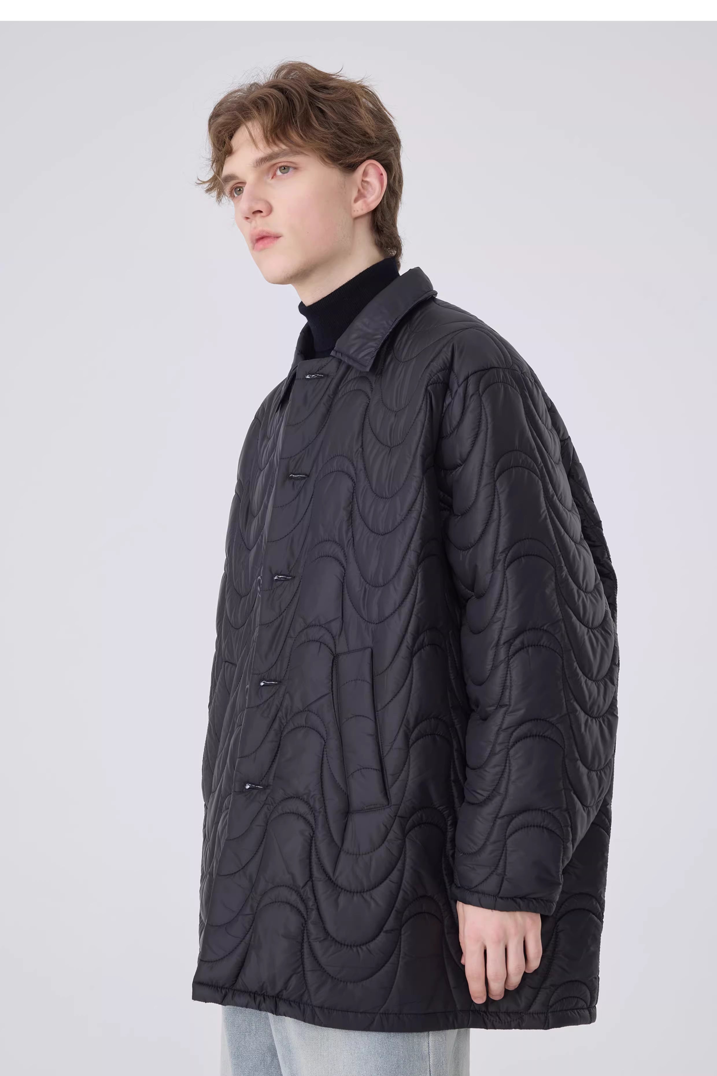 Obsidian Tide Quilted Parka