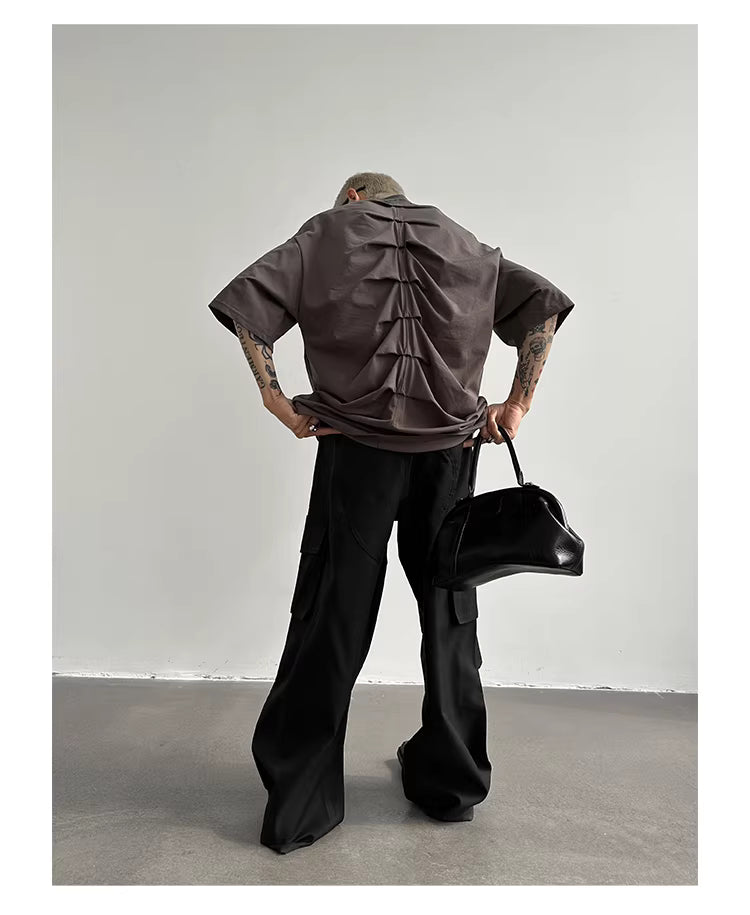 Spine-Pleat Hardware Industrial Tee