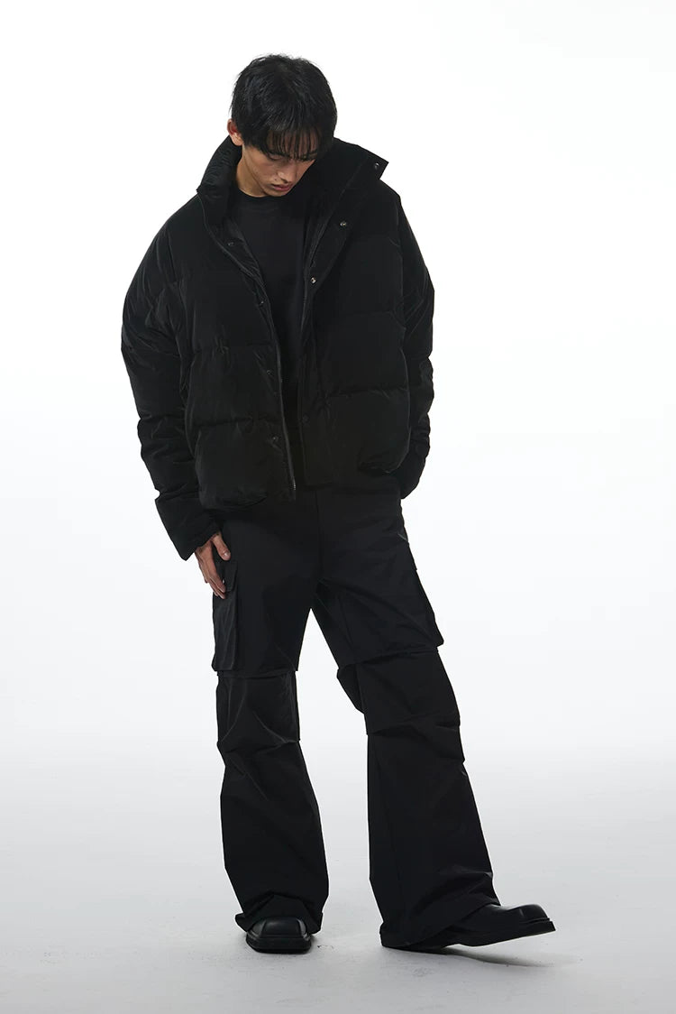 Essential High Collar Puffer Jacket