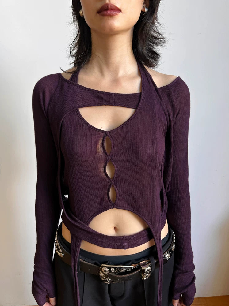 Modular Halter Cut-Out Top