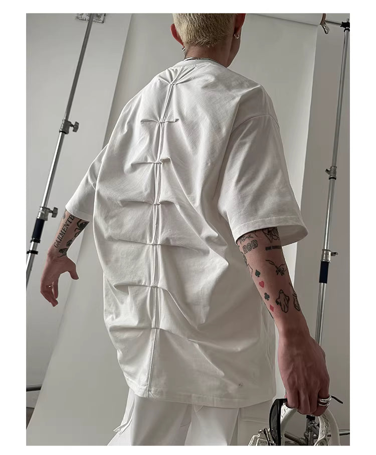 Spine-Pleat Hardware Industrial Tee