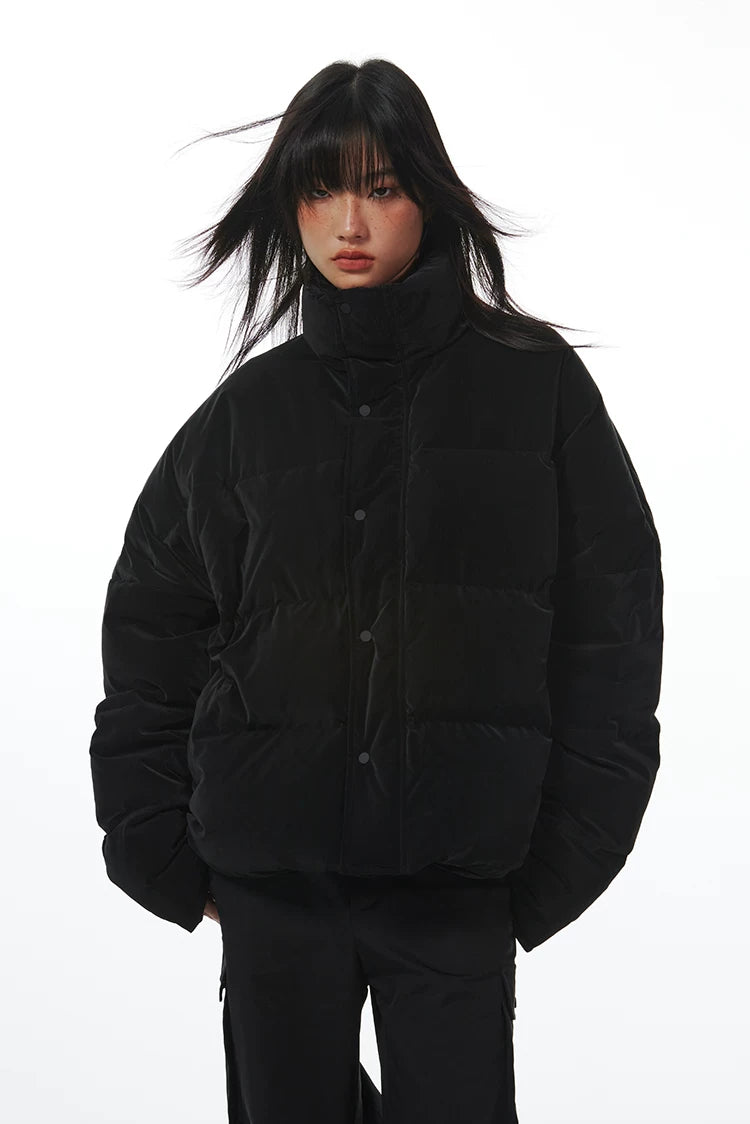 Essential High Collar Puffer Jacket