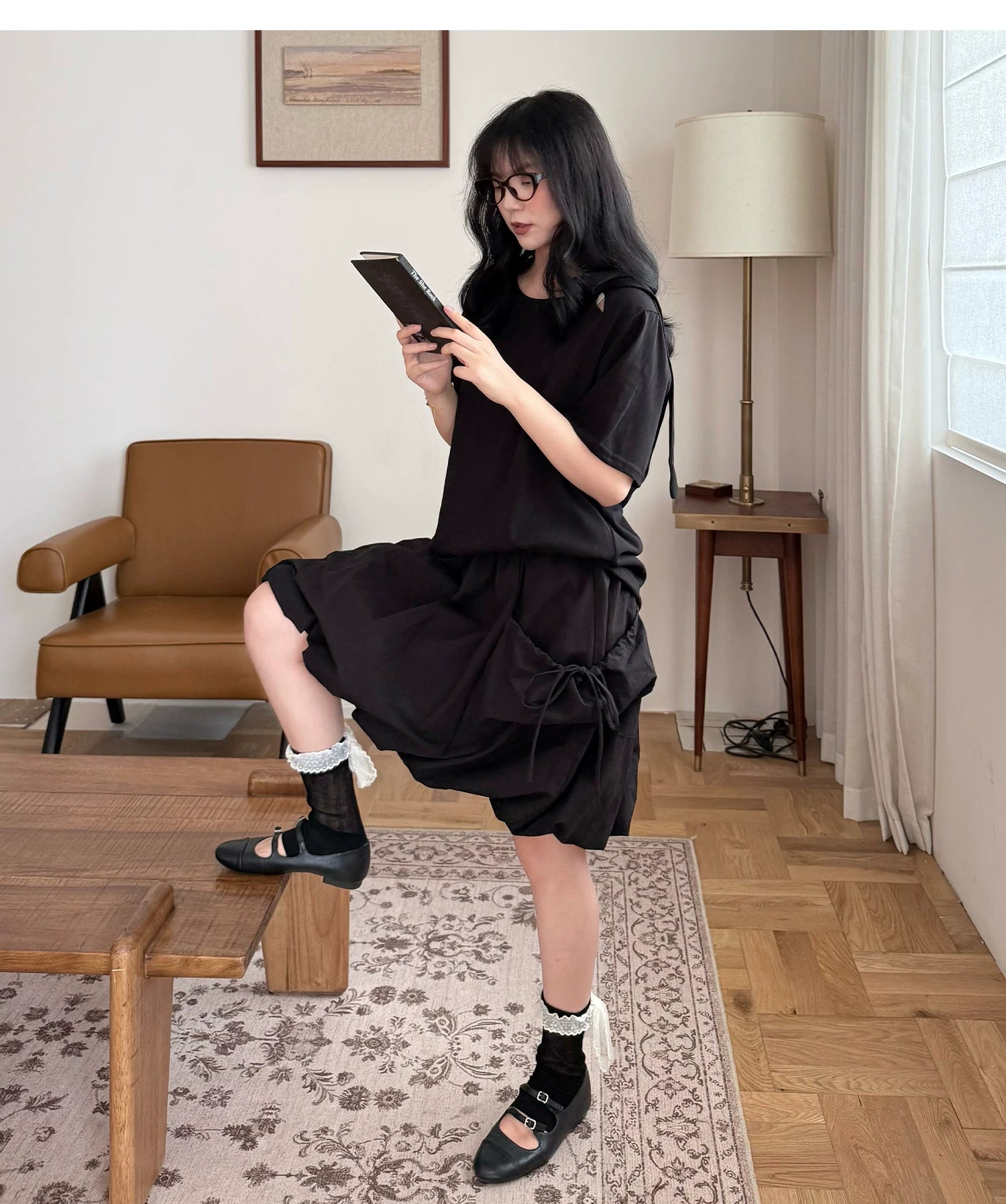 Flower Bud A-Line Skirt