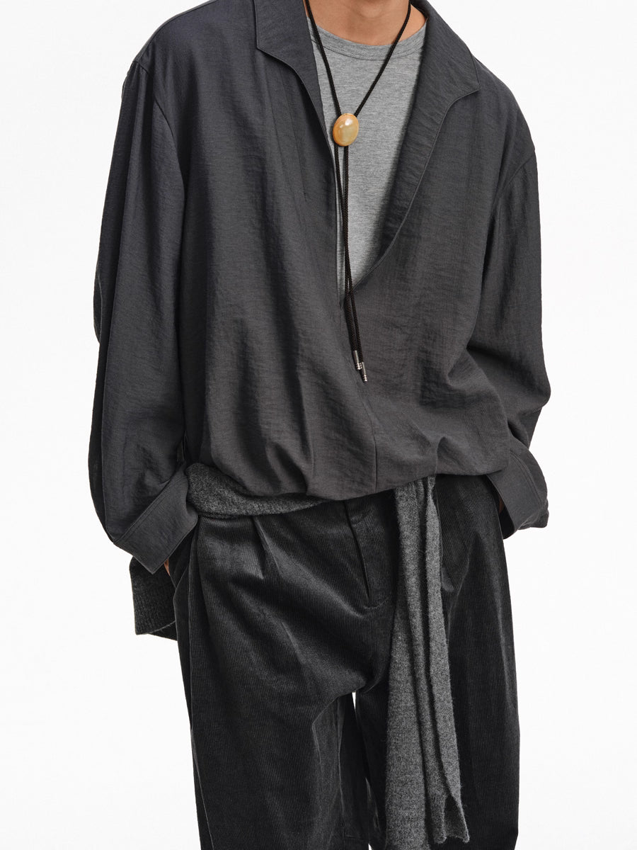 Long-Sleeved Casual Shirt