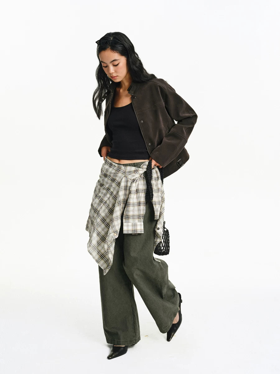 Strapline Cropped Jacket