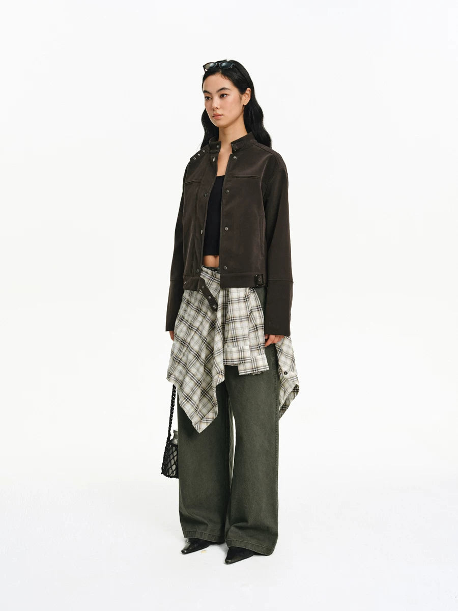 Strapline Cropped Jacket