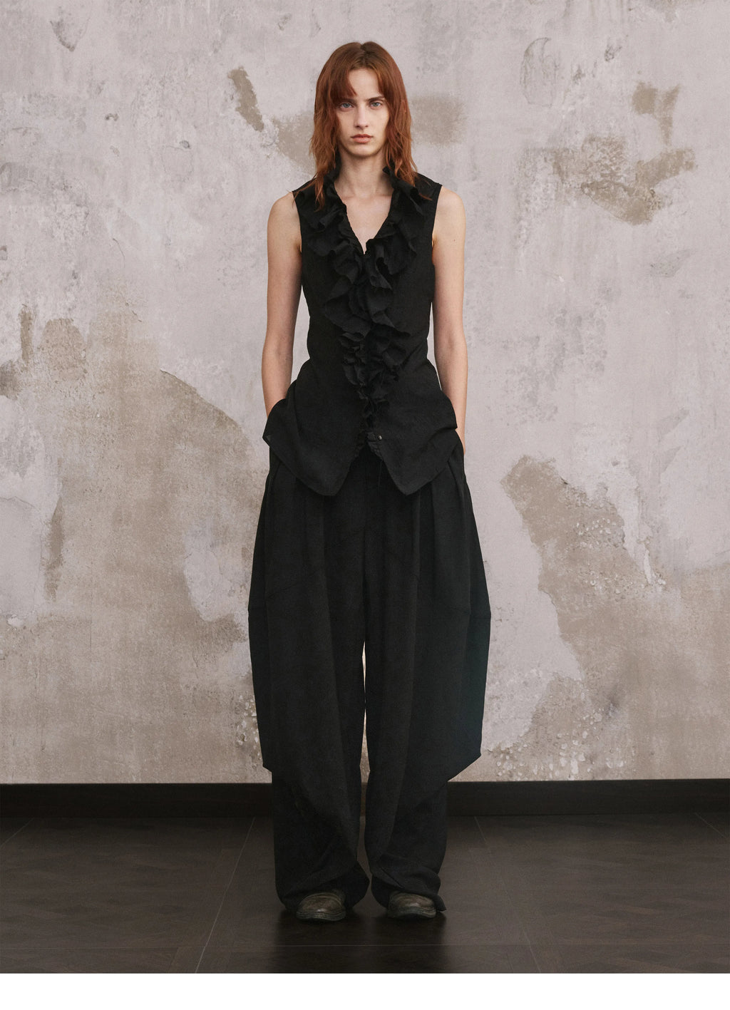 Vestige Ruffle Vest