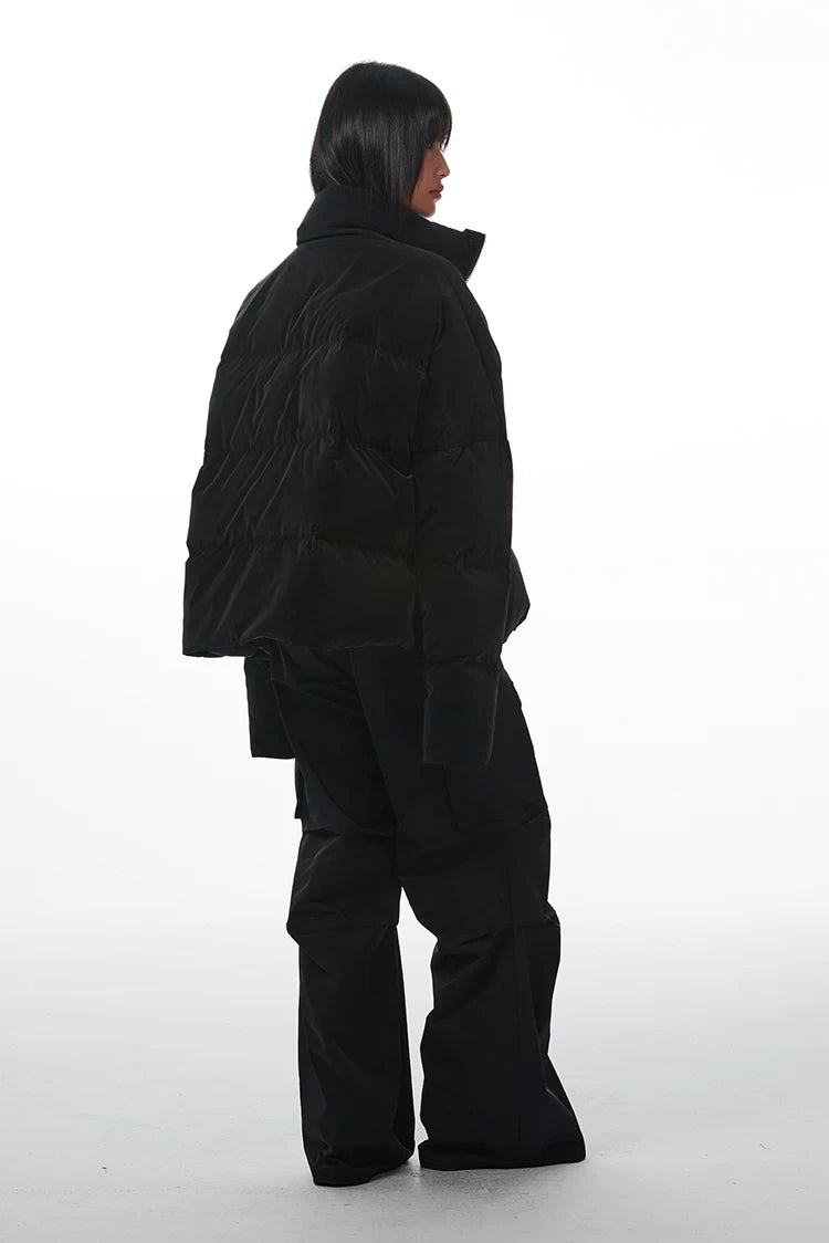 Essential High Collar Puffer Jacket
