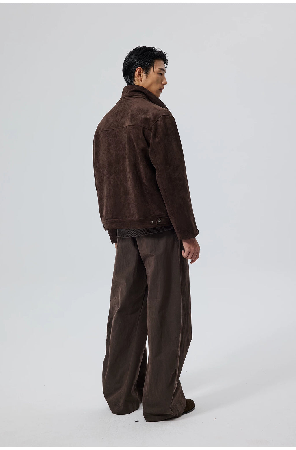 Burnished Point-Collar Jacket