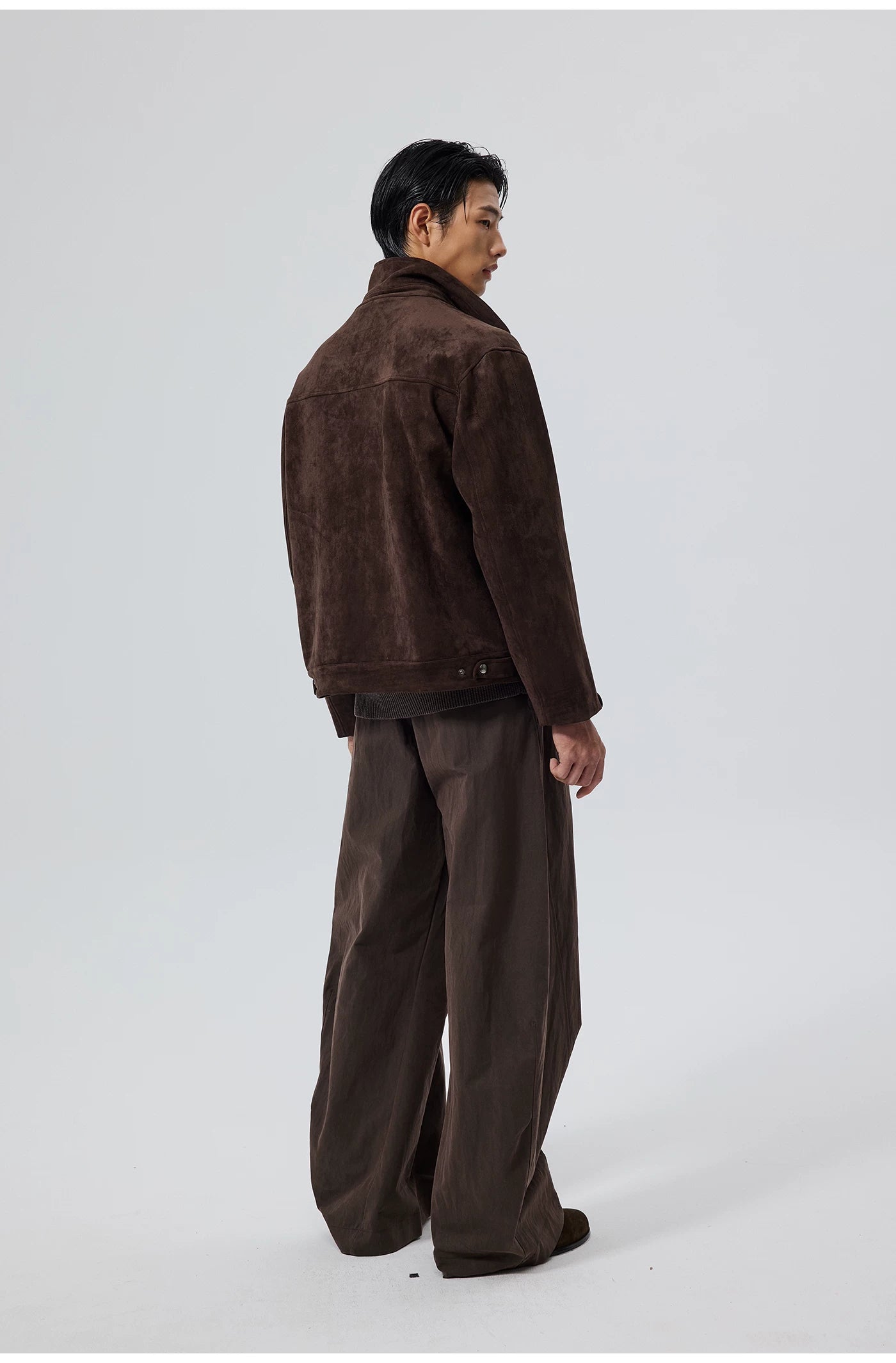 Burnished Point-Collar Jacket