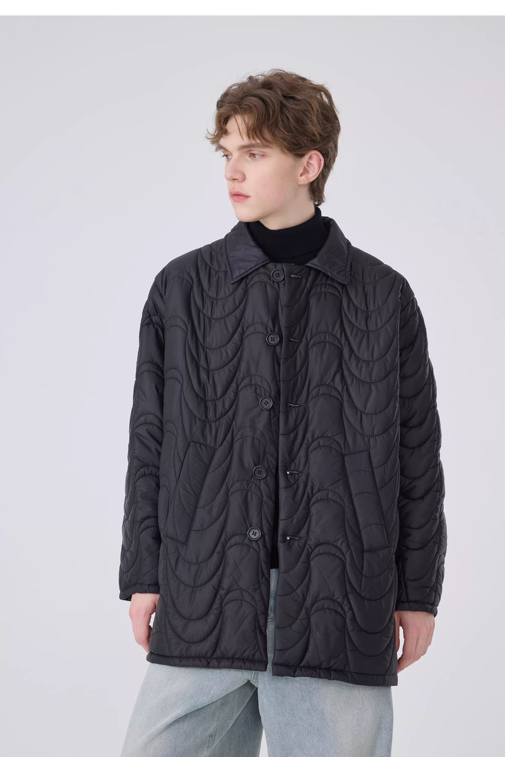 Obsidian Tide Quilted Parka