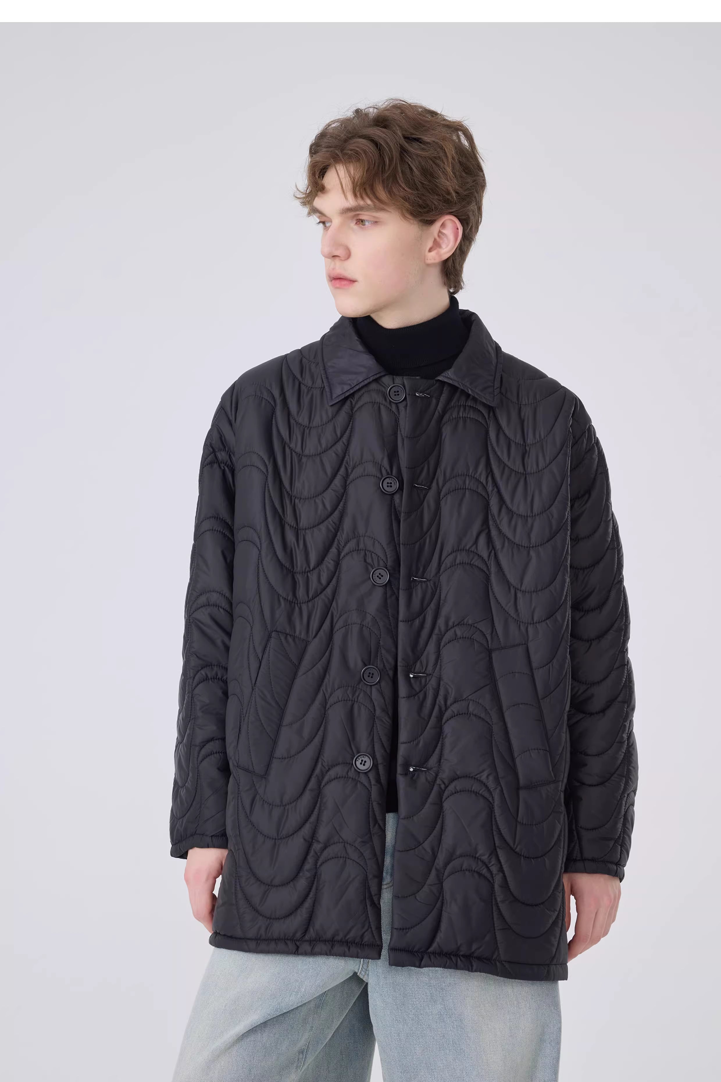 Obsidian Tide Quilted Parka