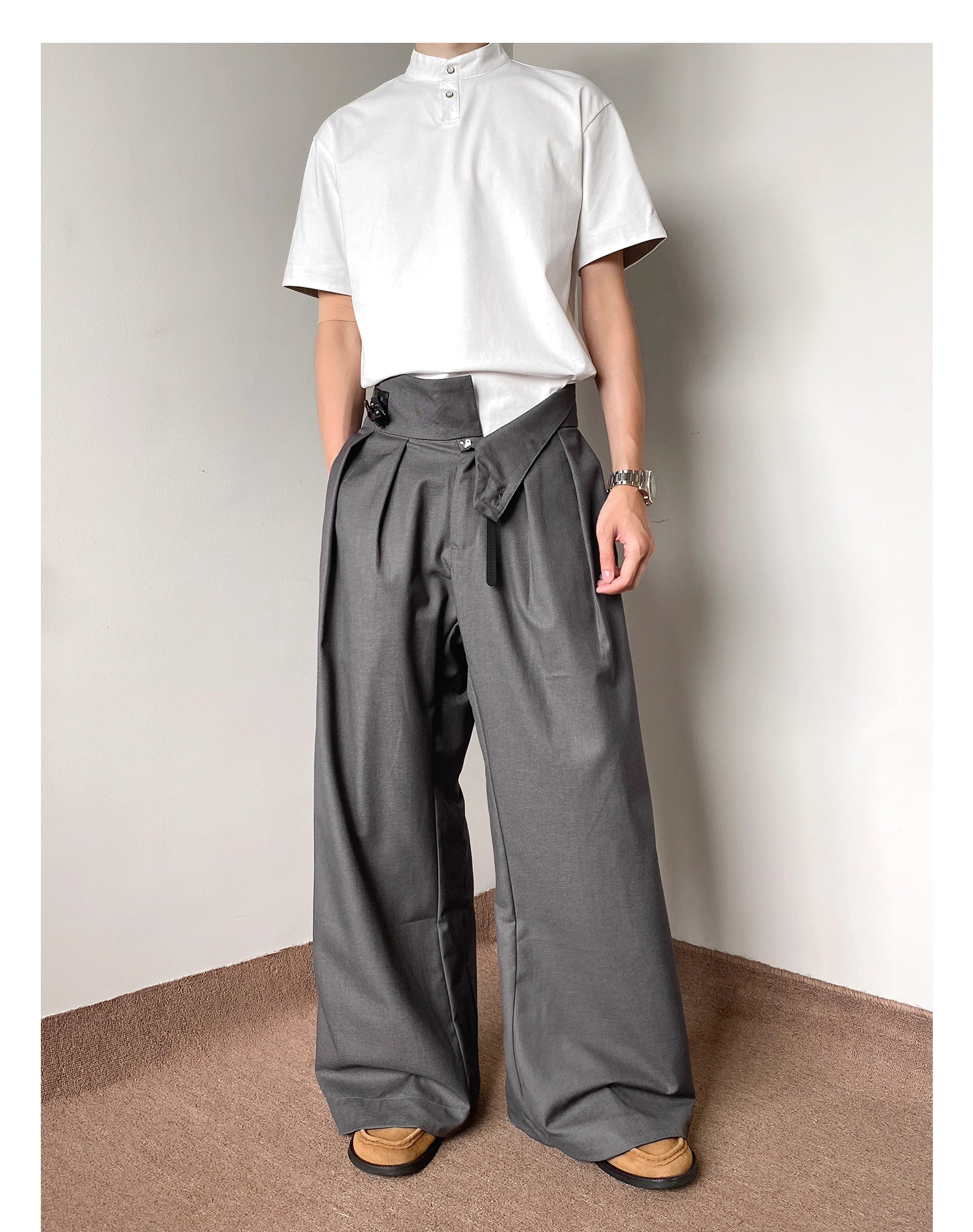 Stance Buckle Fasten Trousers