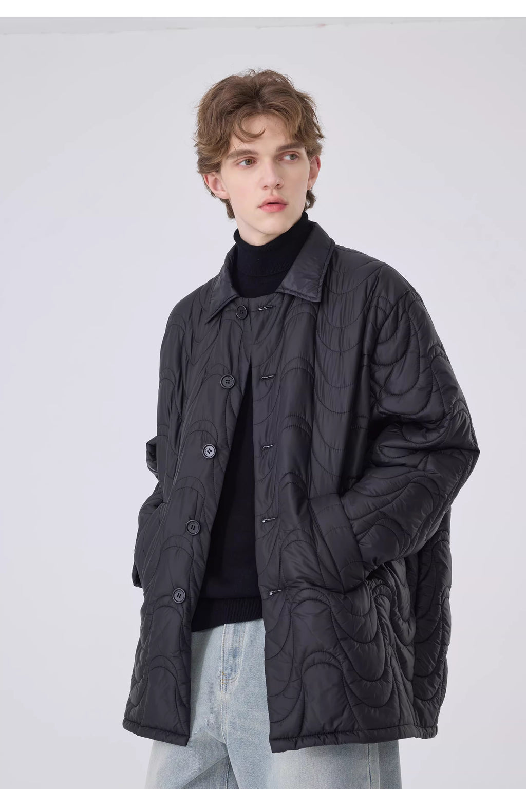 Obsidian Tide Quilted Parka