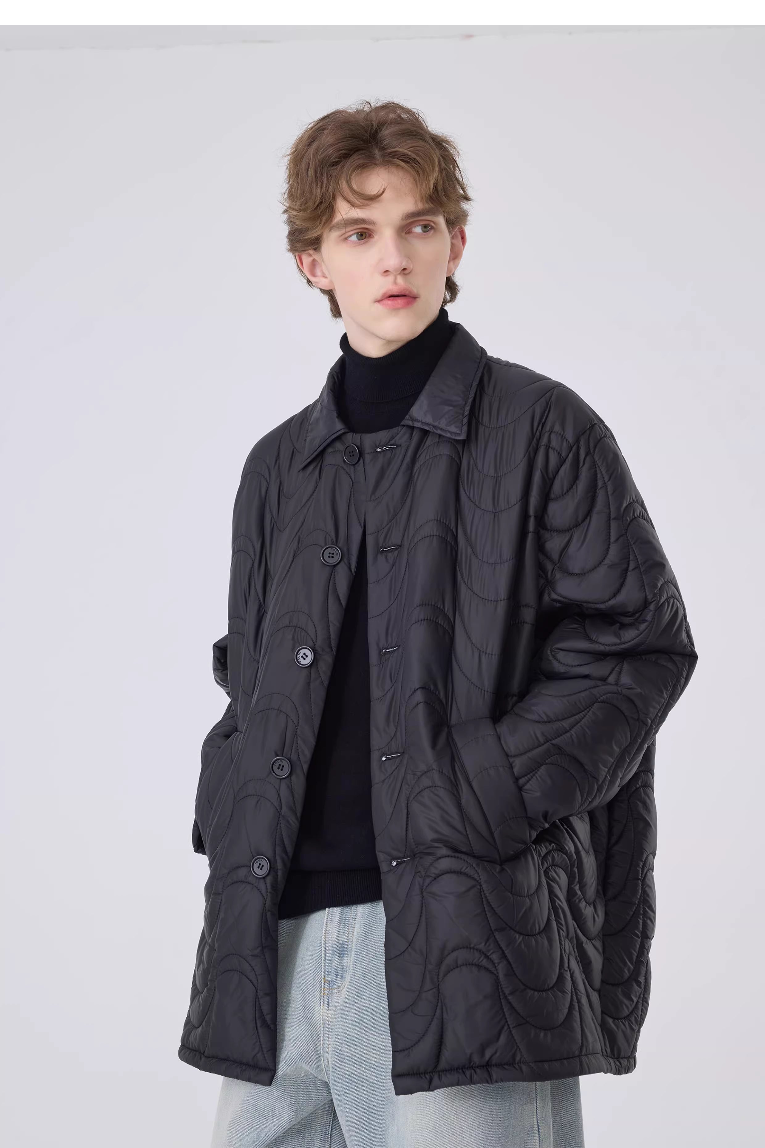 Obsidian Tide Quilted Parka