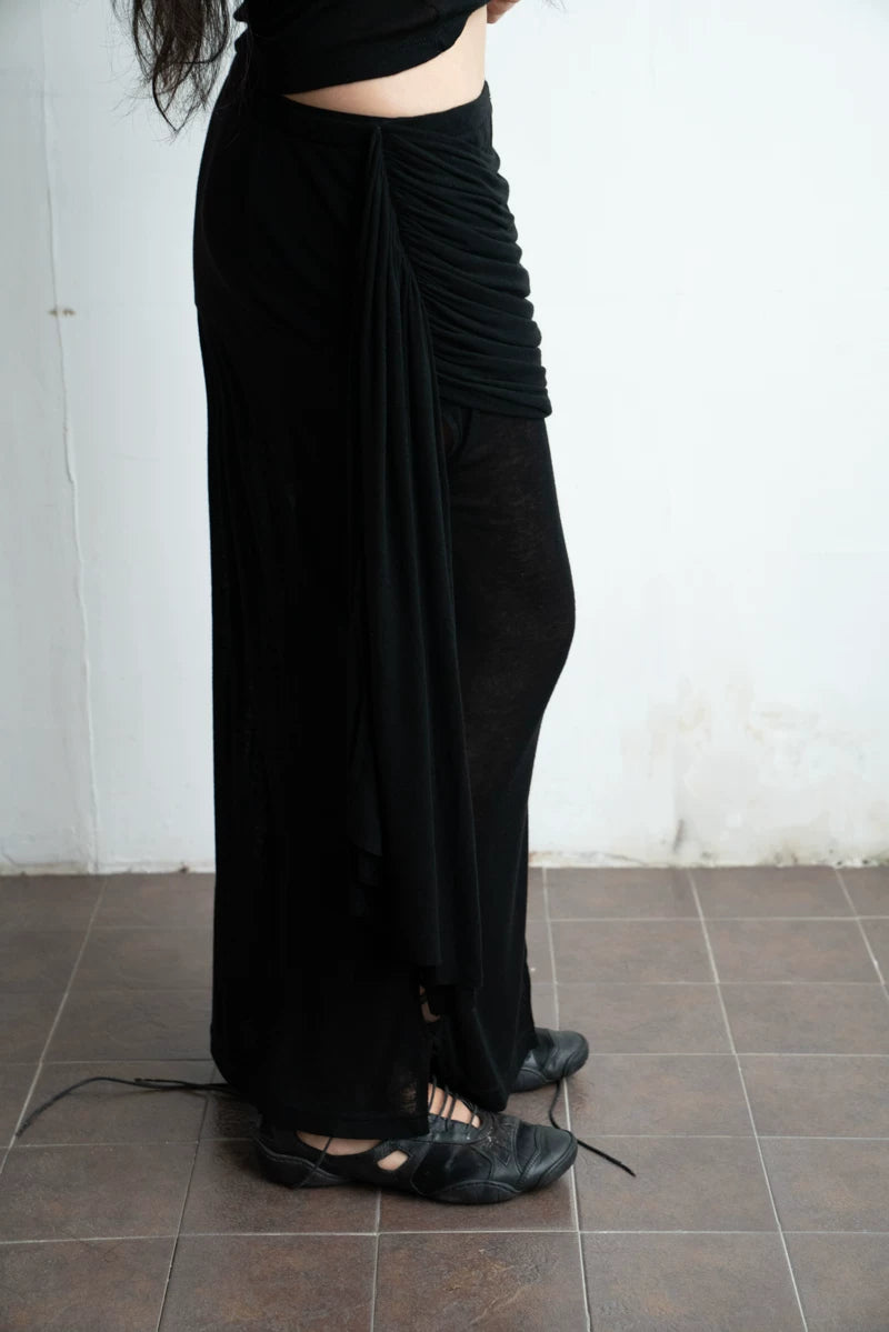 Aperture Wool-Blend Skirt