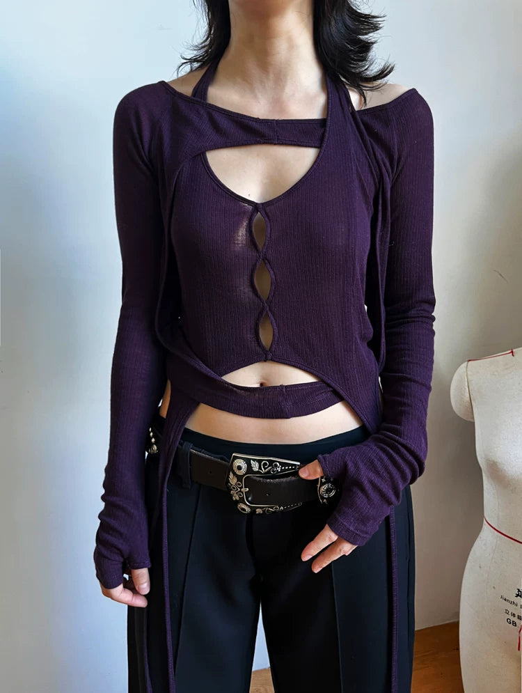 Modular Halter Cut-Out Top