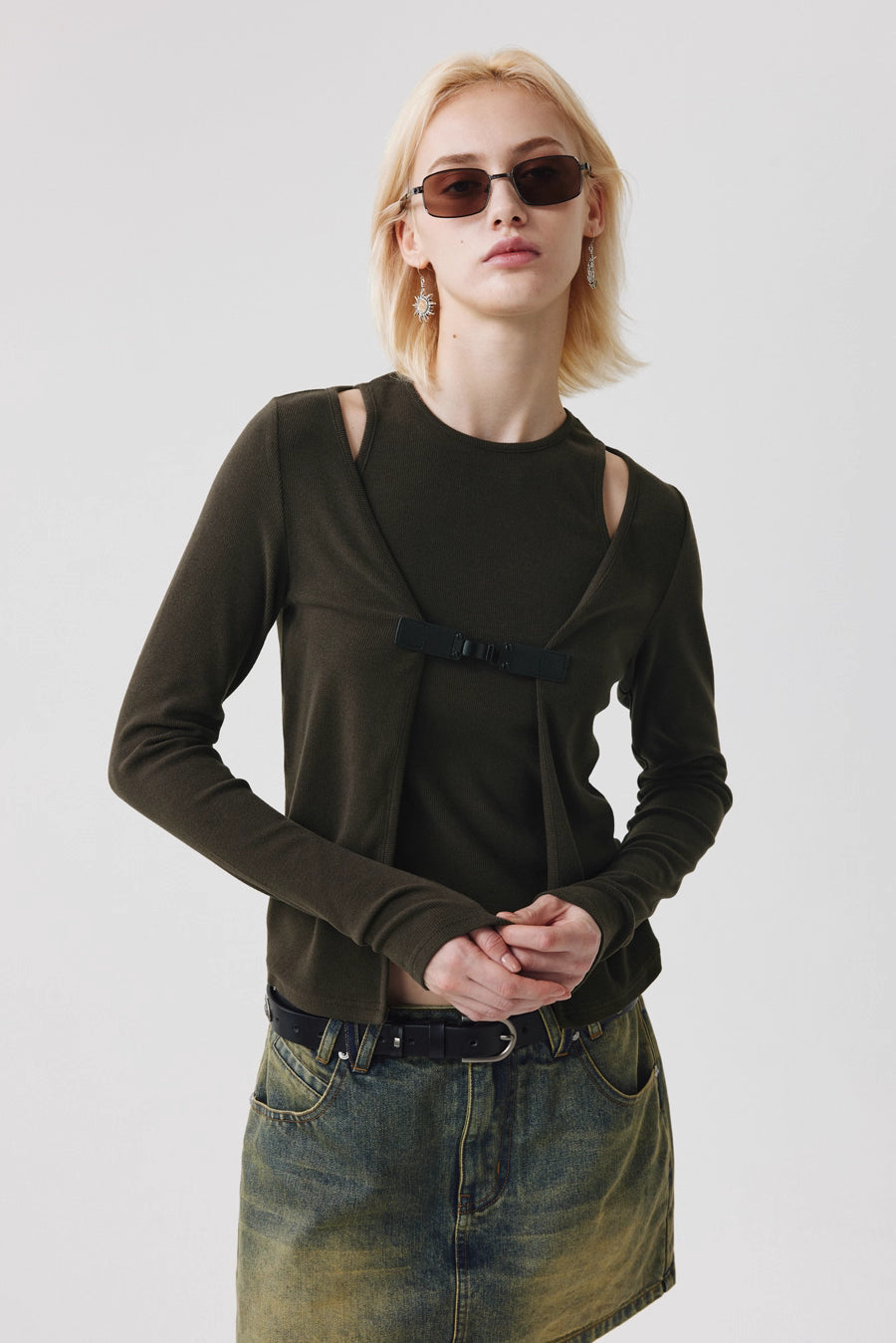 Two-Piece Set with Fastenings