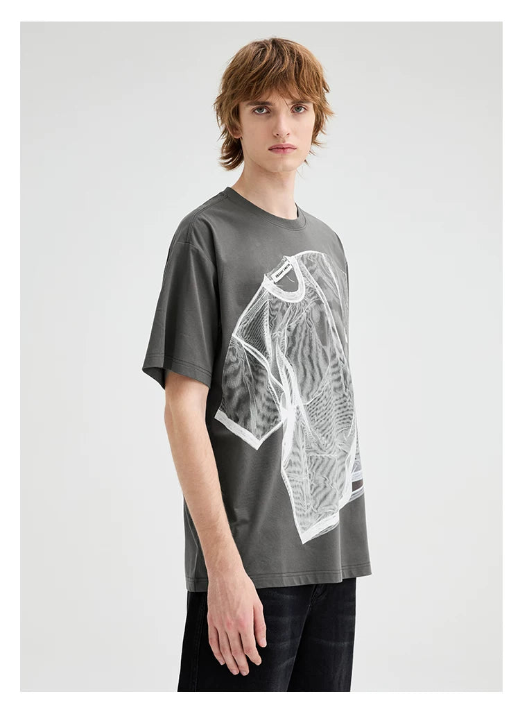 Trompe L’Oeil Print Tee