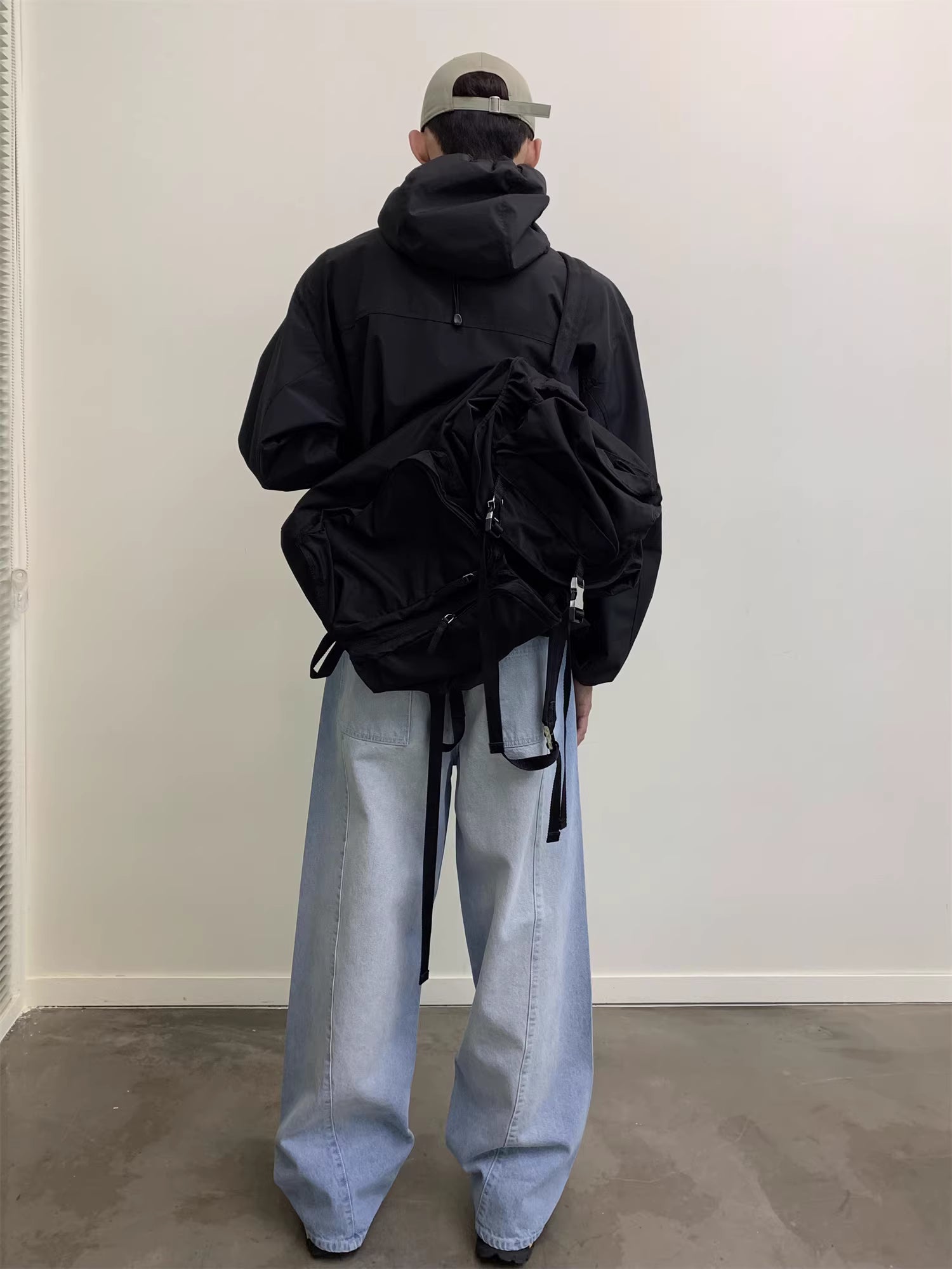 Technical Asymmetric Zip Windbreaker