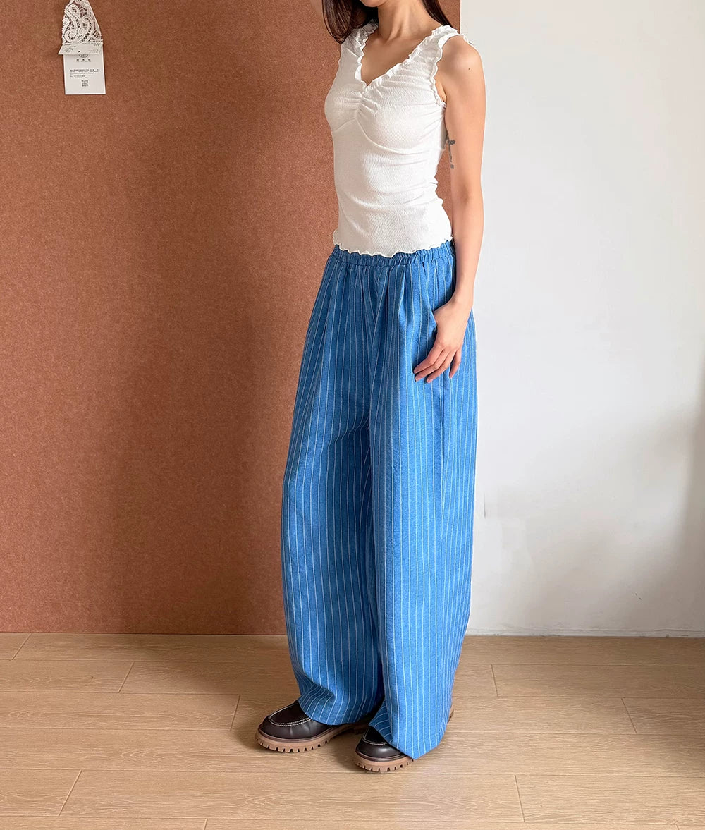 Ruched Ruffle Tank