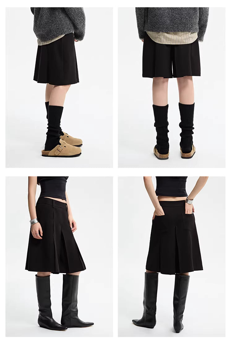 Shadow Pleat Culottes