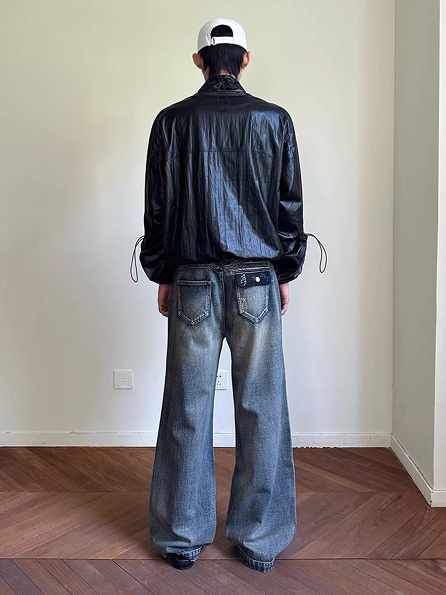 Kinetic Sheen Technical Shell Bomber Jacket