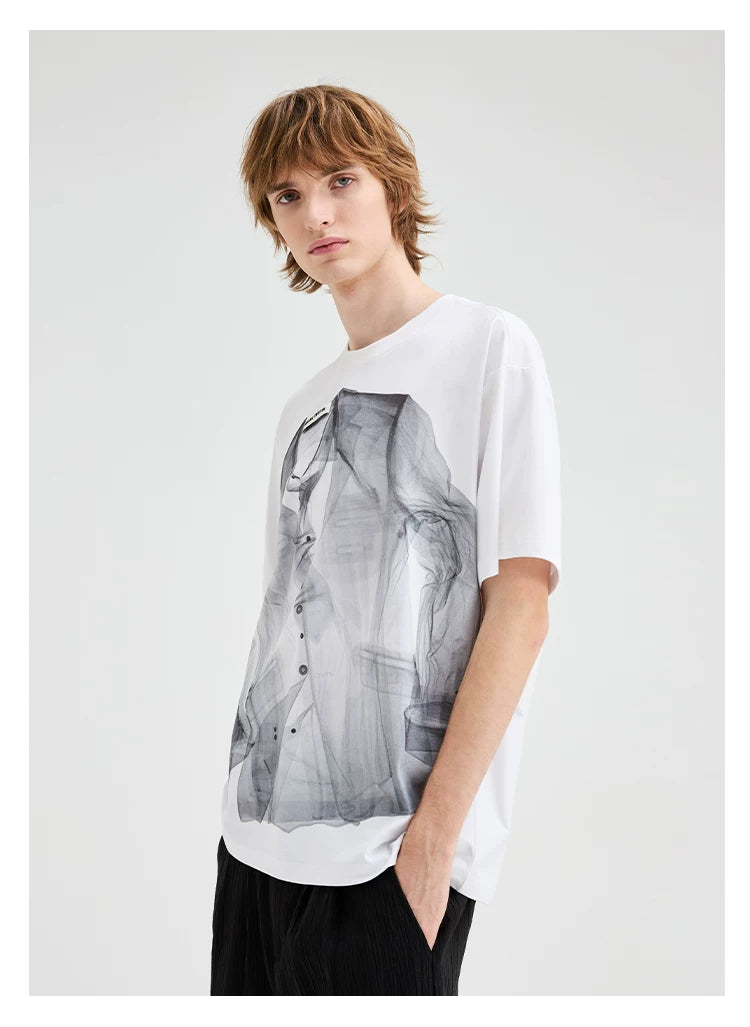 Trompe L’Oeil Print Tee