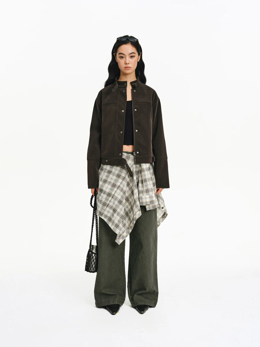 Strapline Cropped Jacket