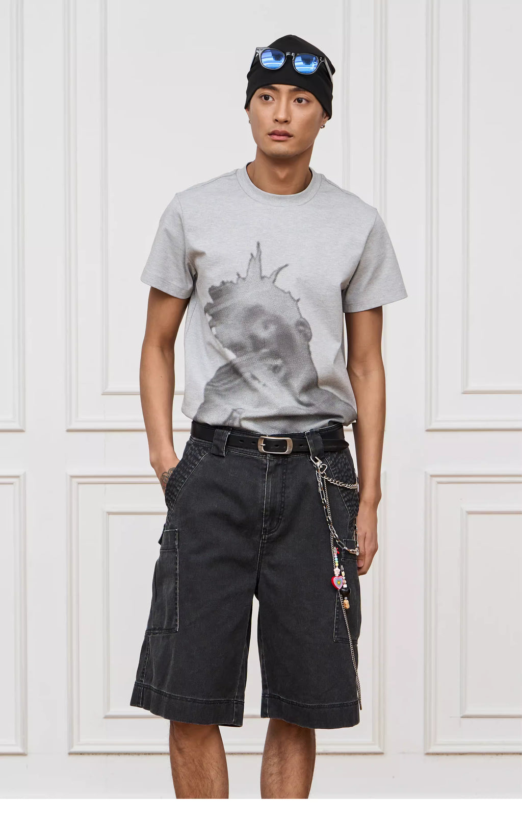 Hankou Subcarrier Negative Film Portrait Print T-shirt