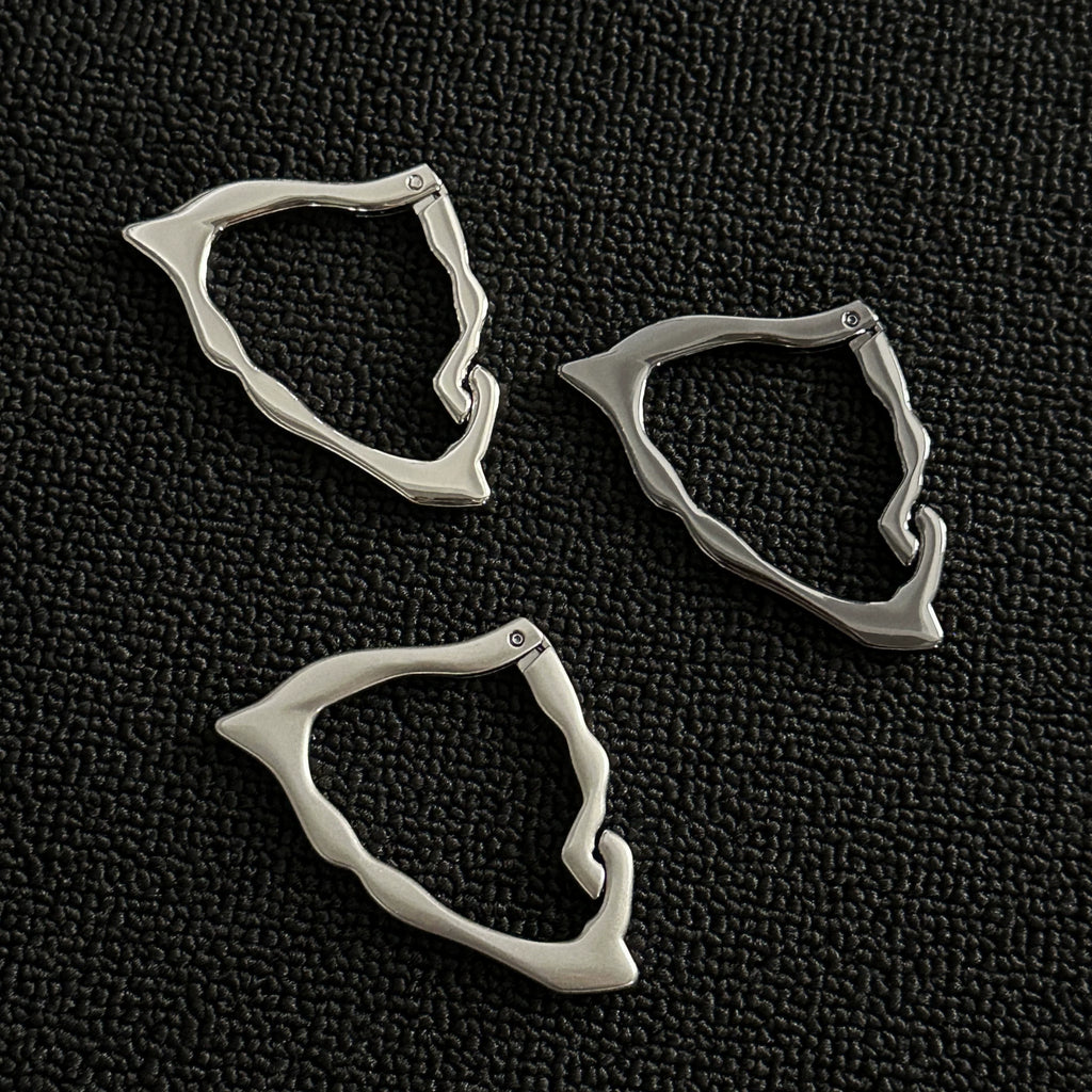 Sculptural Carabiner Key Clip