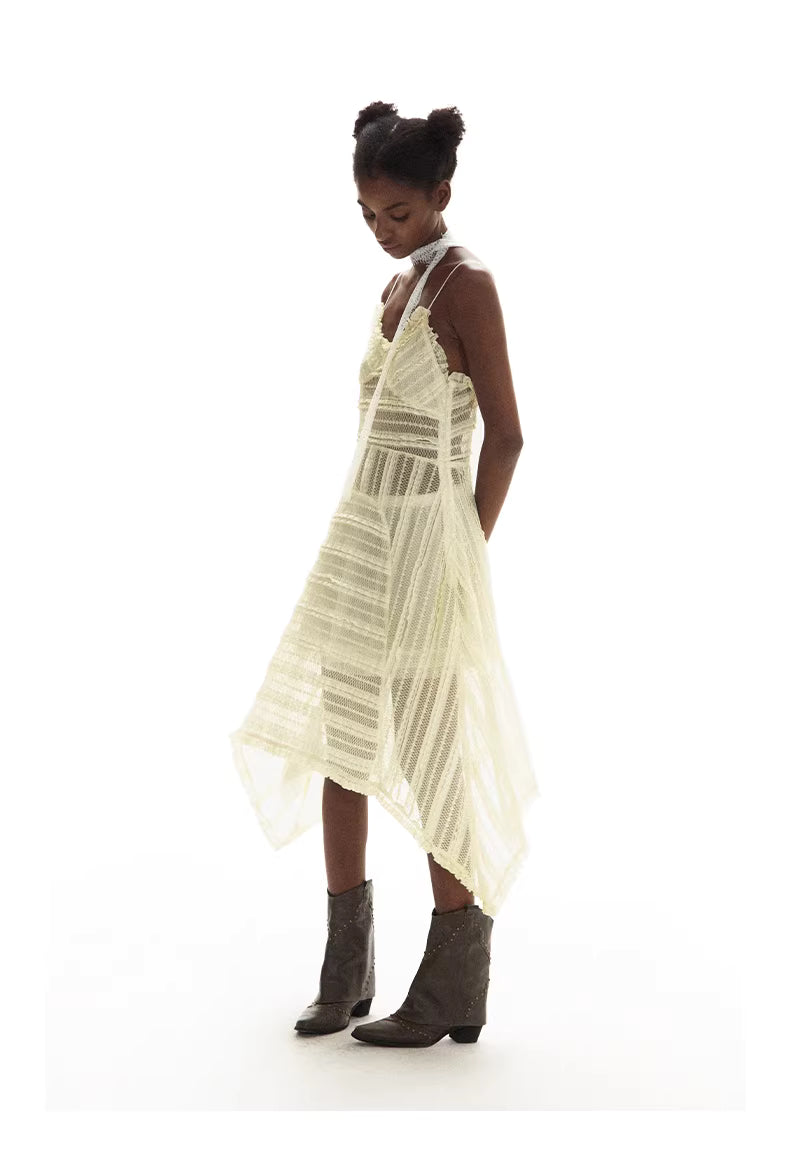 Kinetic Web Midi Dress