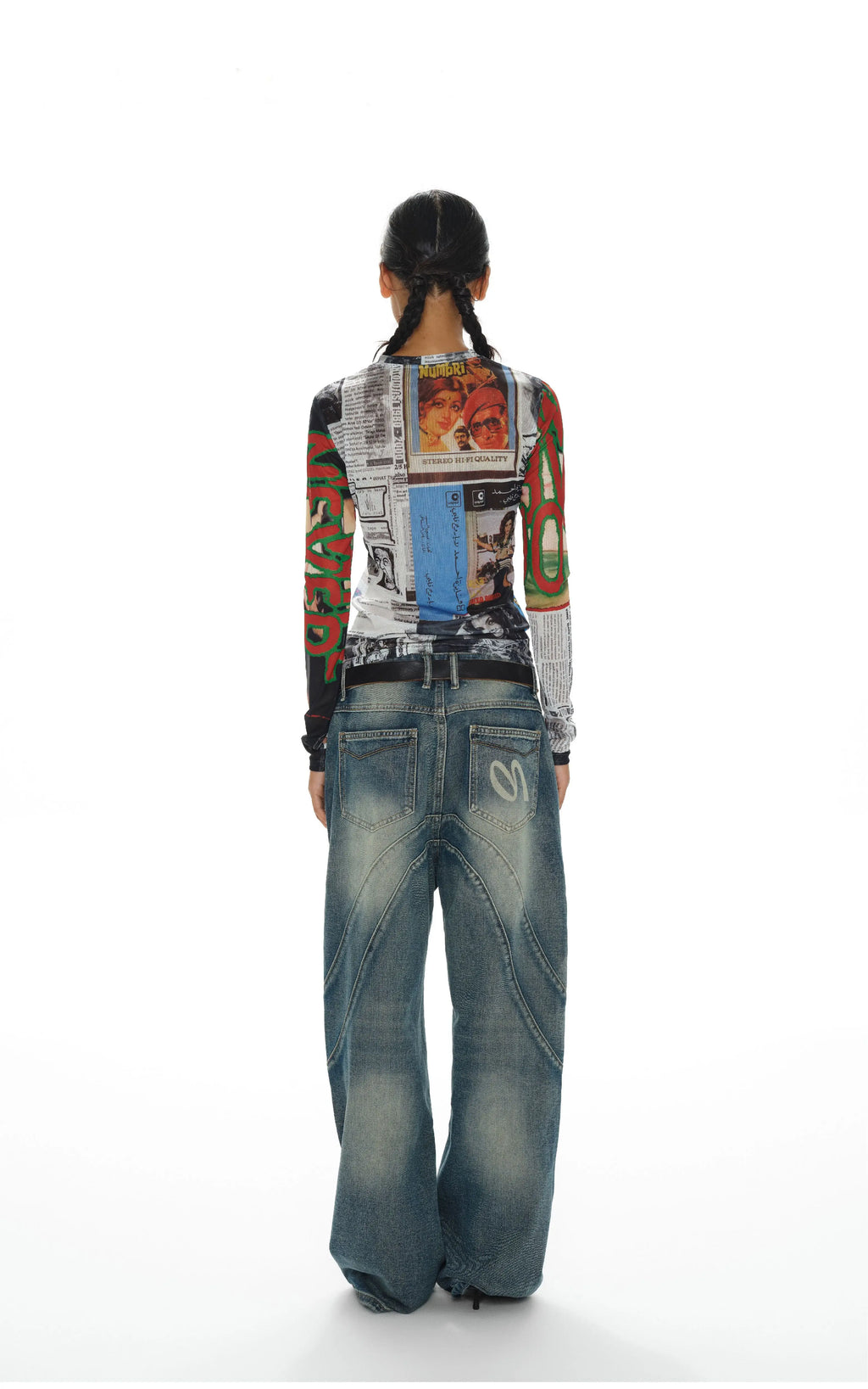 Zine Long-Sleeved Mesh Top