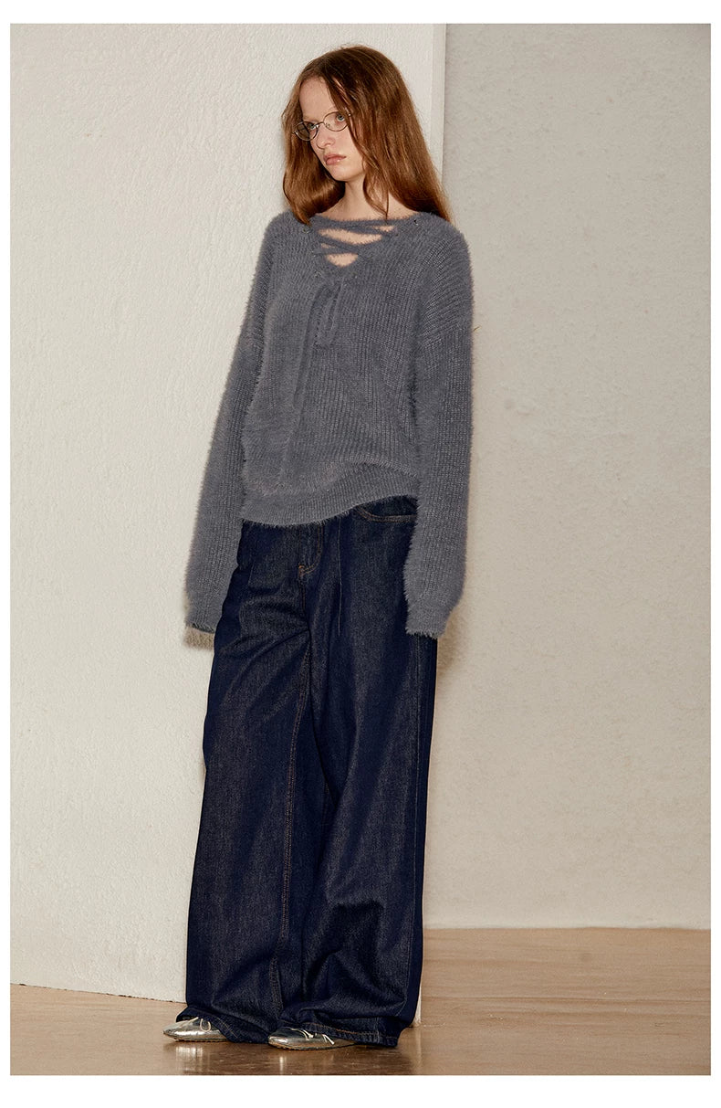 Wide Leg Structural Jeans