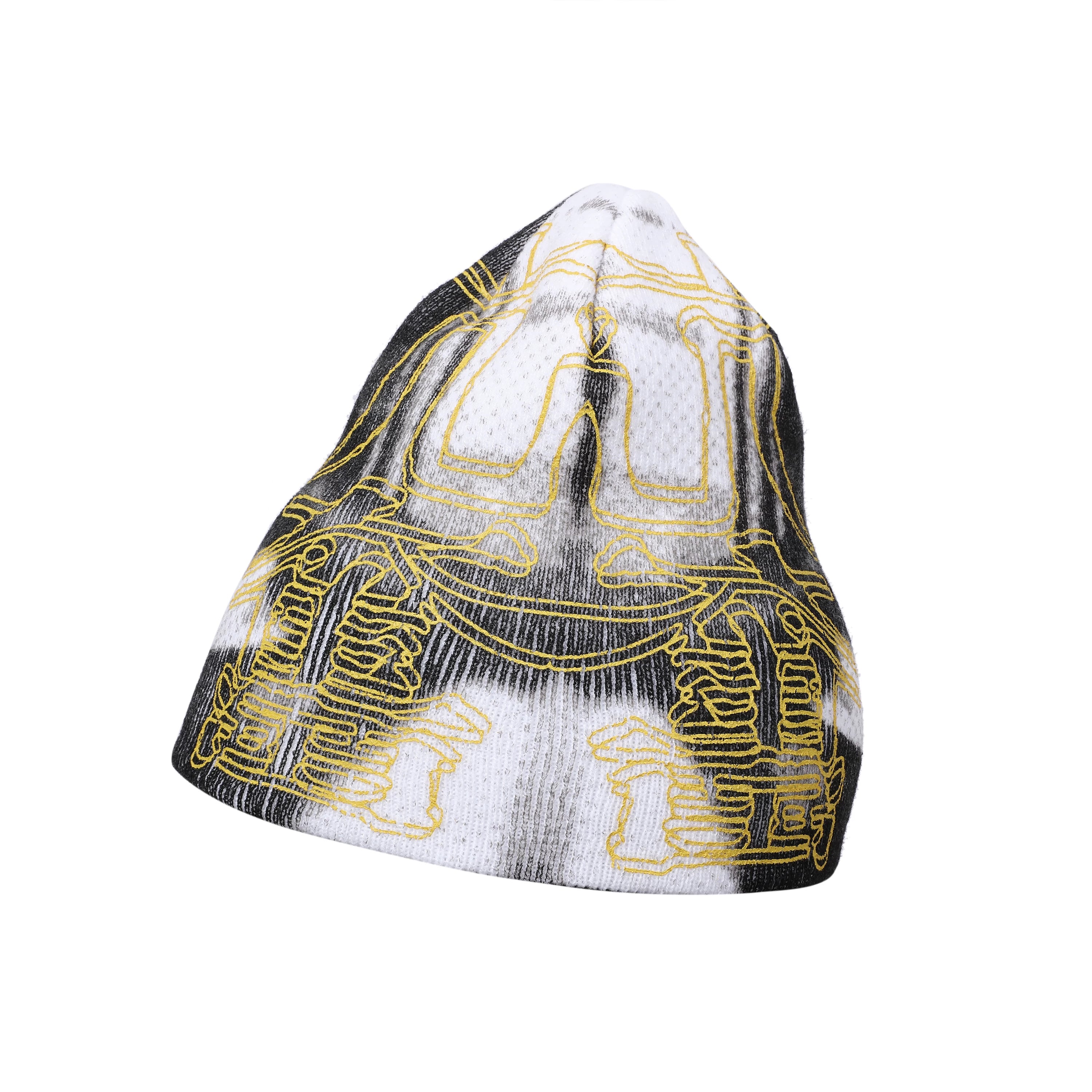 尤奋 Euphoria All-Over Graphic Knitted Beanie
