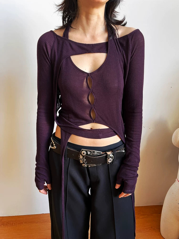 Modular Halter Cut-Out Top