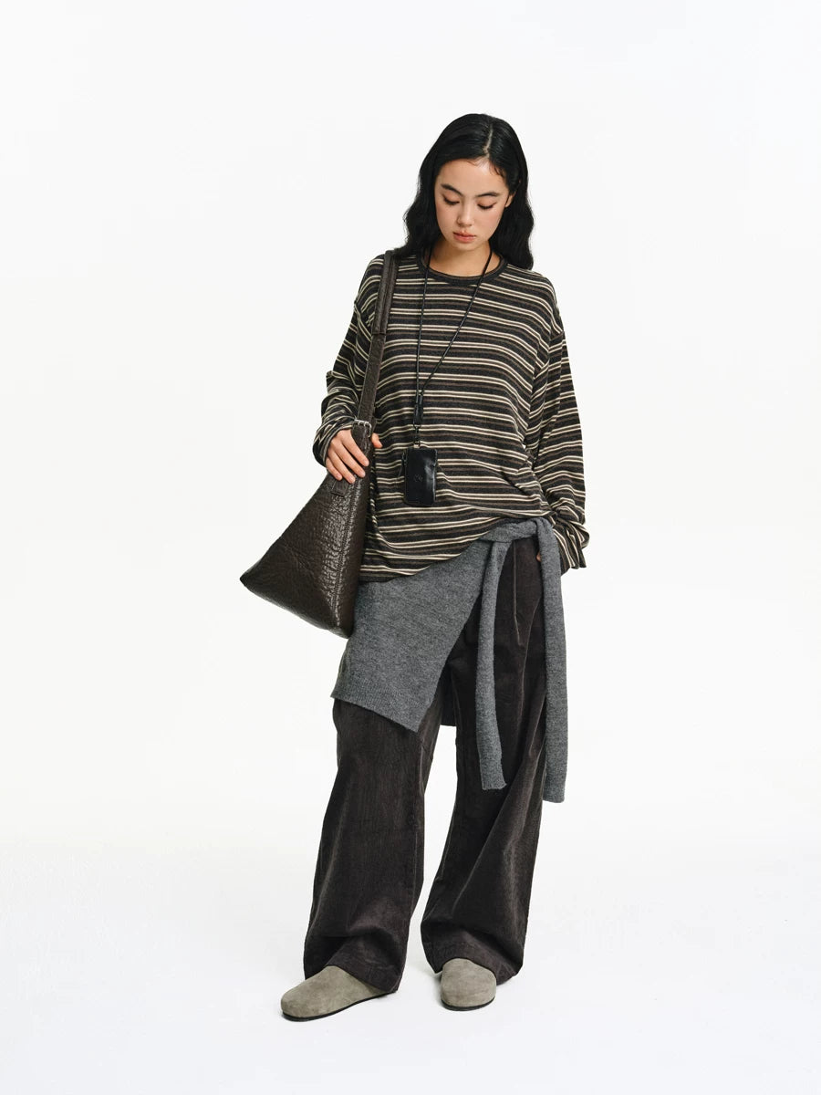 Textured Oversized Slouch Shoulder Bag