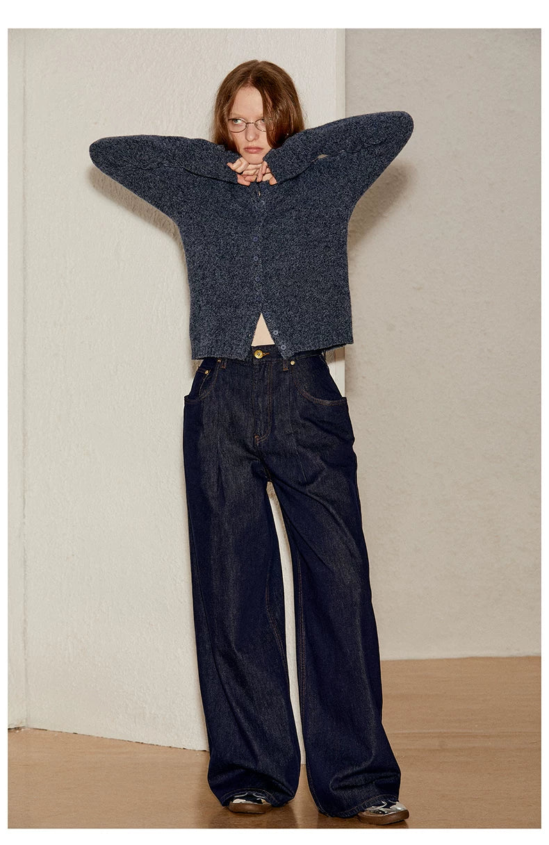 Wide Leg Structural Jeans