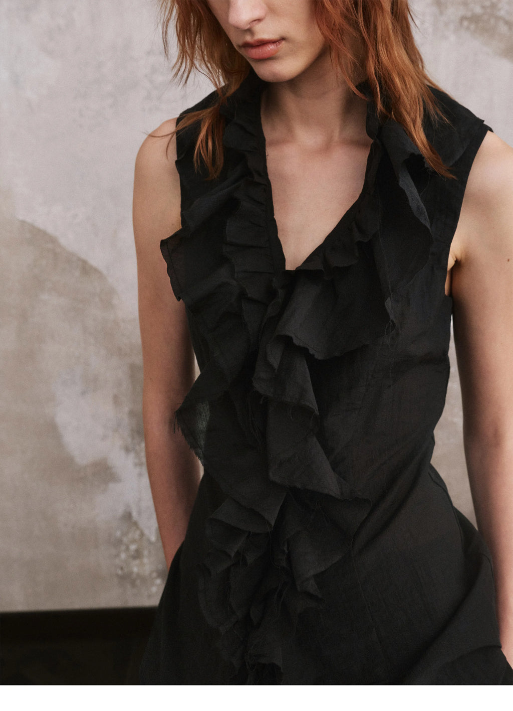 Vestige Ruffle Vest