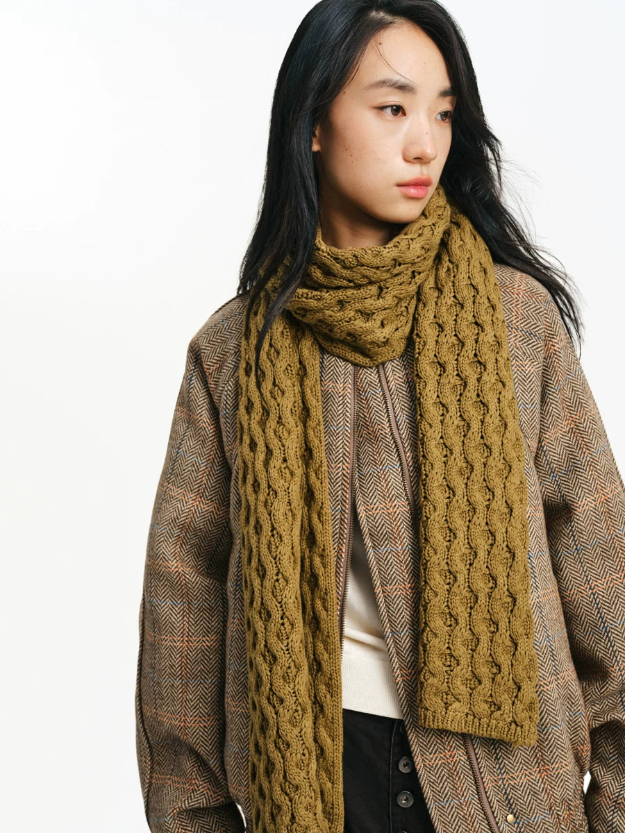 Interlock Knit Scarf