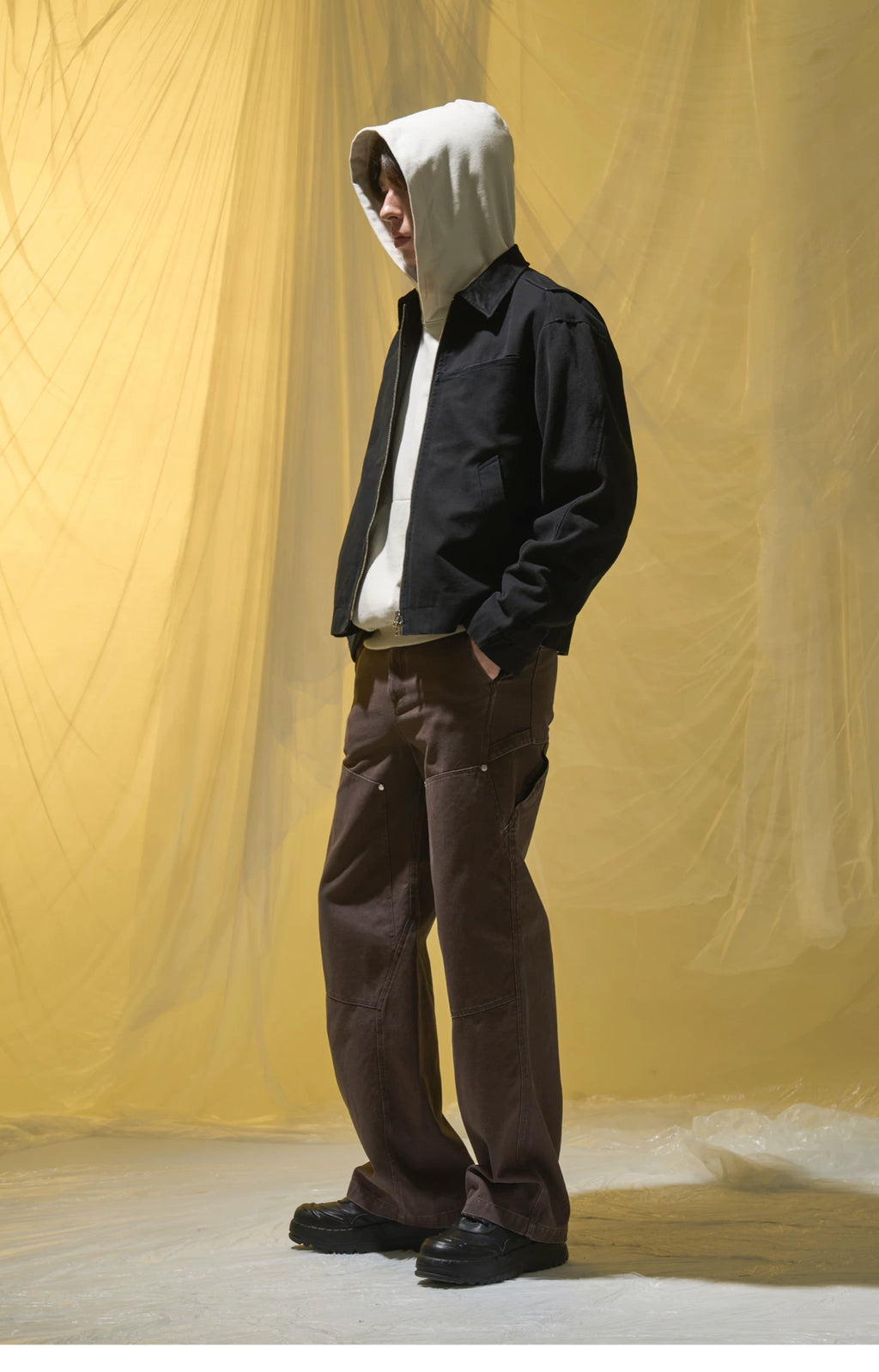 Washed Canvas Work Jacket