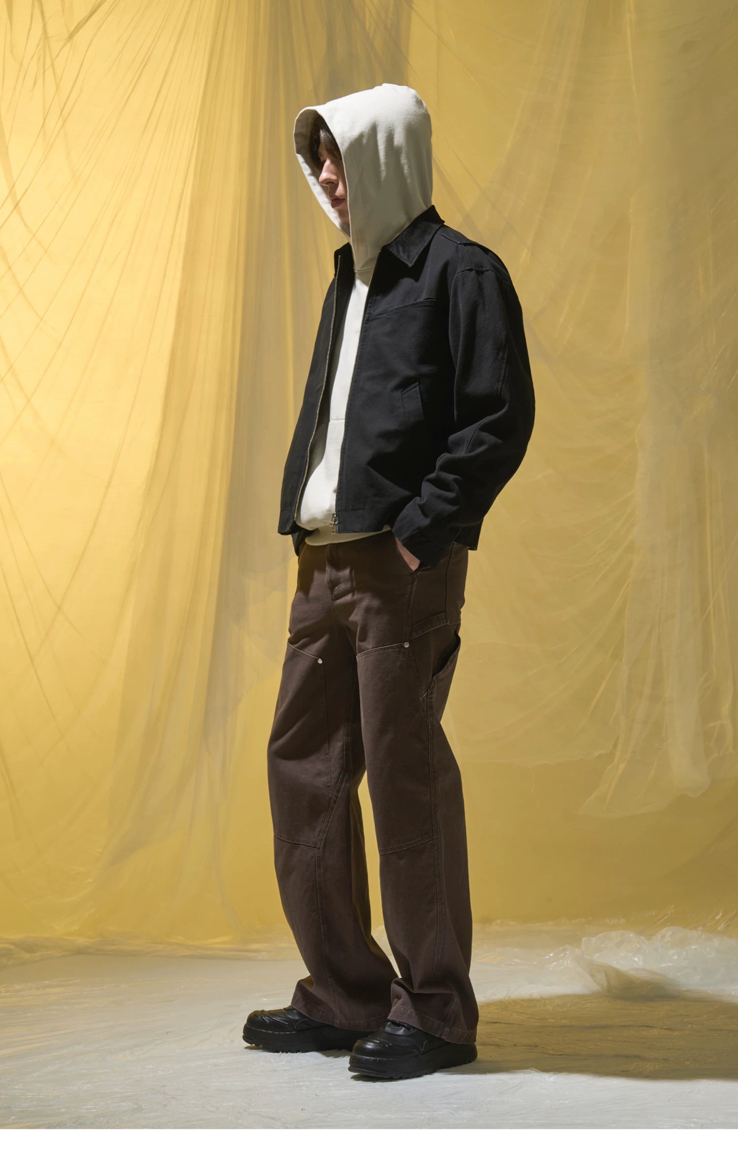 Washed Canvas Work Jacket
